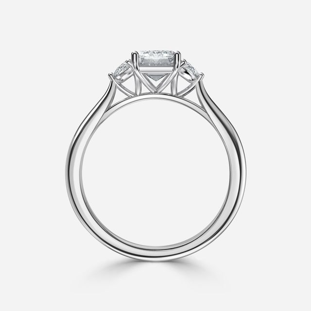 Moonlight White Gold Engagement Ring