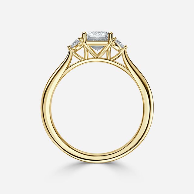Moonlight Yellow Gold Engagement Ring