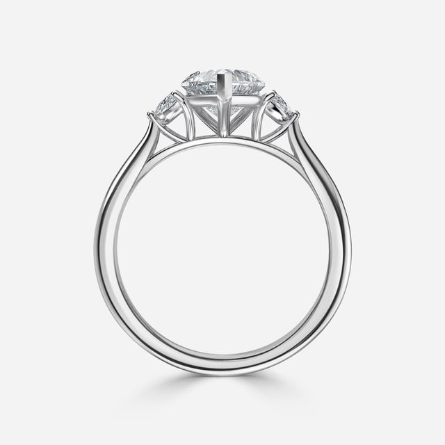 Moonlight White Gold Engagement Ring