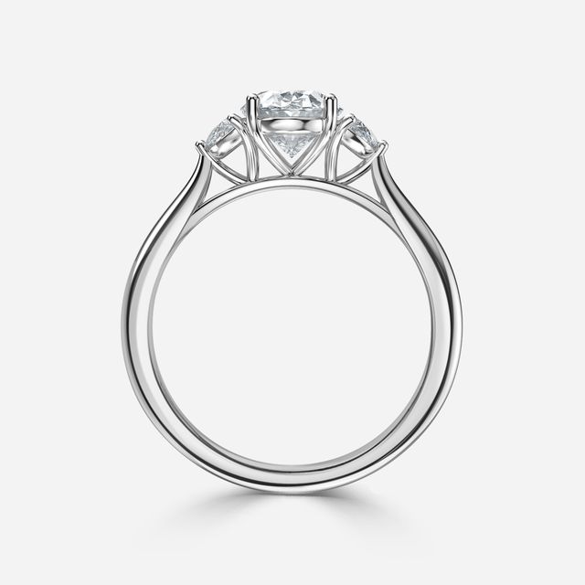 Moonlight Platinum Engagement Ring