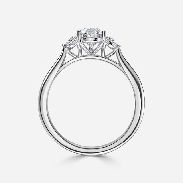 Moonlight Platinum Engagement Ring
