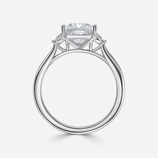 Moonlight White Gold Engagement Ring