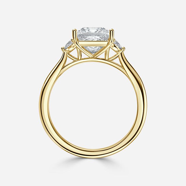 Moonlight Yellow Gold Engagement Ring