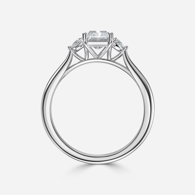 Moonlight Platinum Engagement Ring