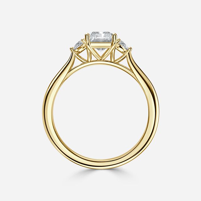 Moonlight Yellow Gold Engagement Ring