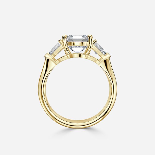 Winston Yellow Gold Vintage Engagement Ring