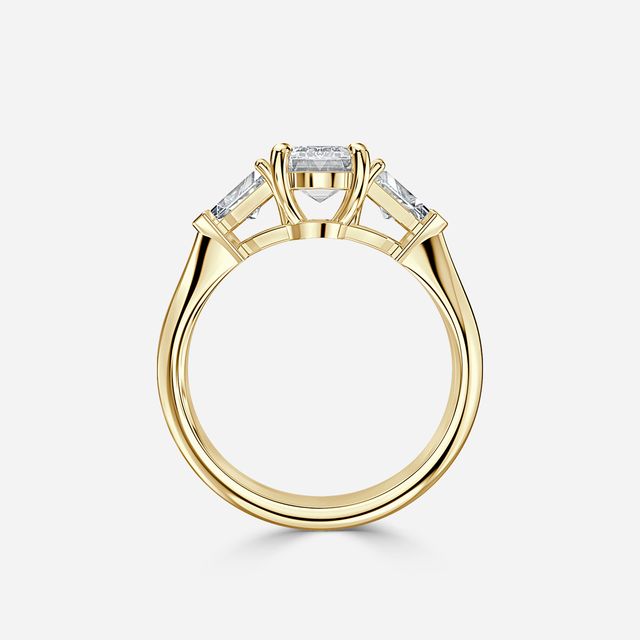 Winston Yellow Gold Vintage Engagement Ring