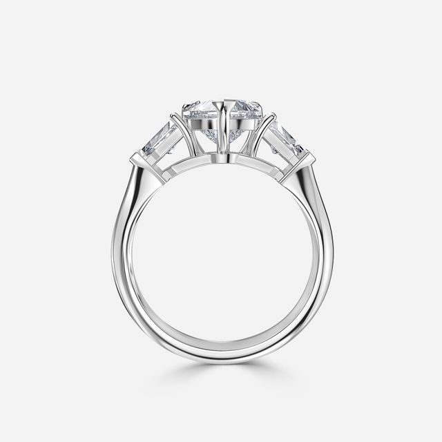 Winston White Gold Vintage Engagement Ring