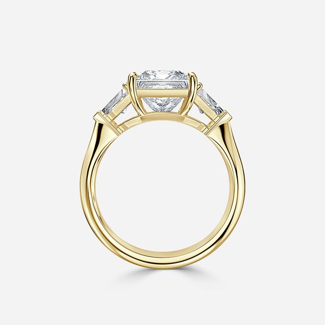 Winston Yellow Gold Vintage Engagement Ring