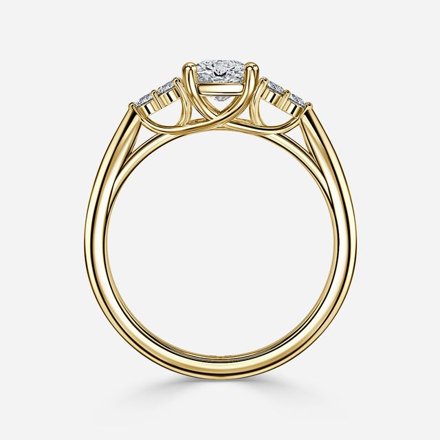 Isabella Yellow Gold Engagement Ring