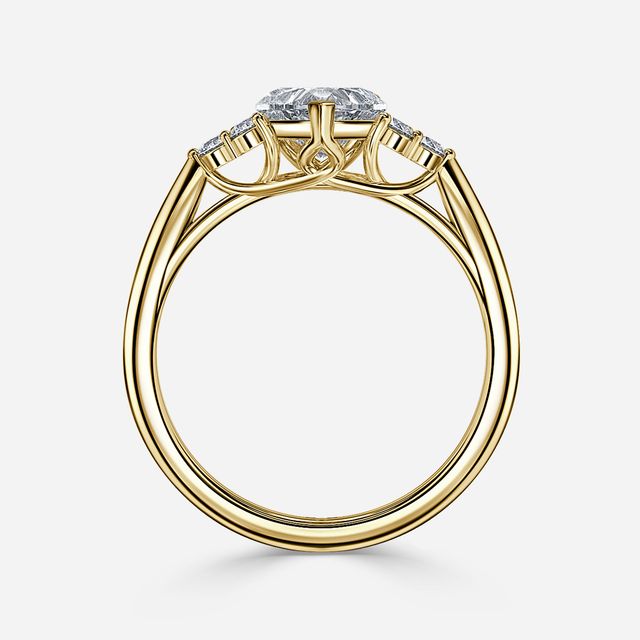 Isabella Yellow Gold Engagement Ring