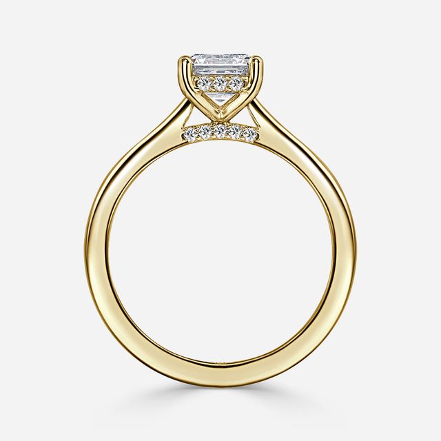 Juliette Dainty Yellow Gold Engagement Ring