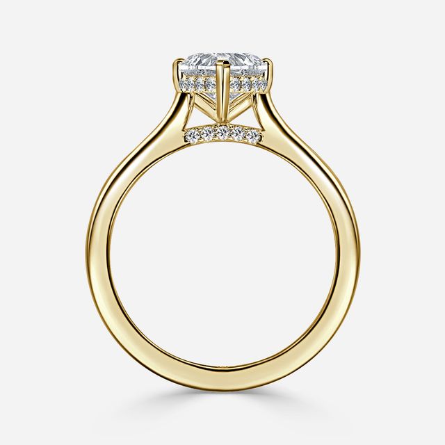 Juliette Yellow Gold Engagement Ring