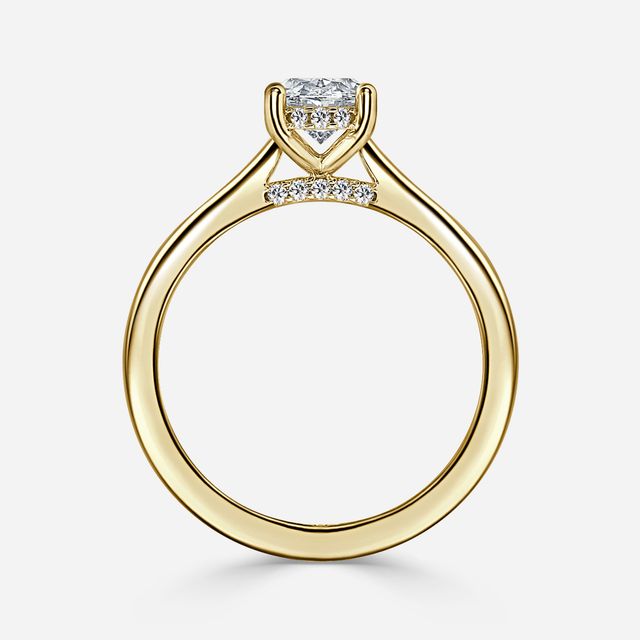 Juliette Yellow Gold Engagement Ring