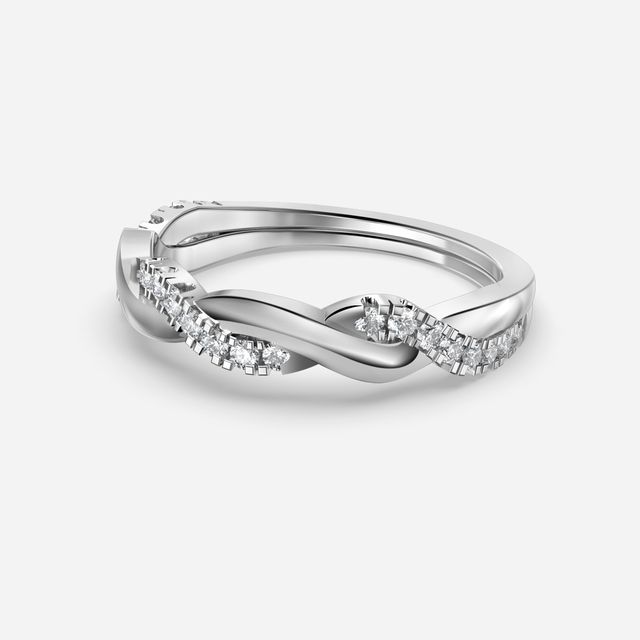 Tainia Platinum Wedding Ring