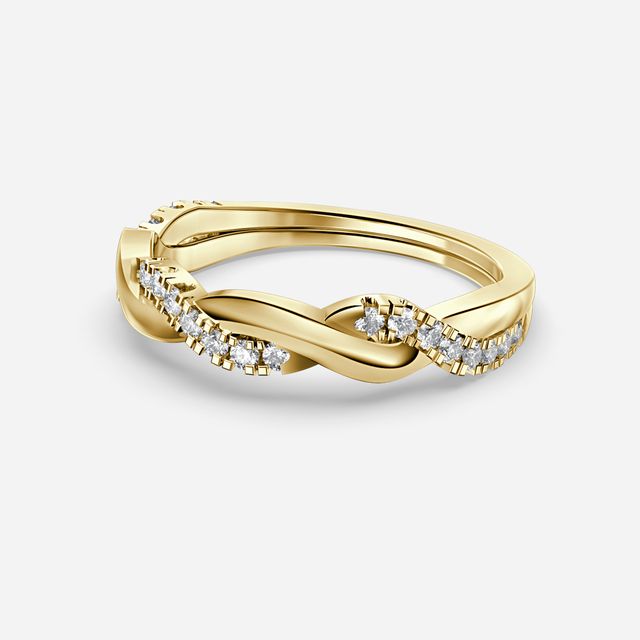 Tainia Yellow Gold Wedding Ring