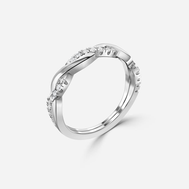 Tainia Platinum Wedding Ring