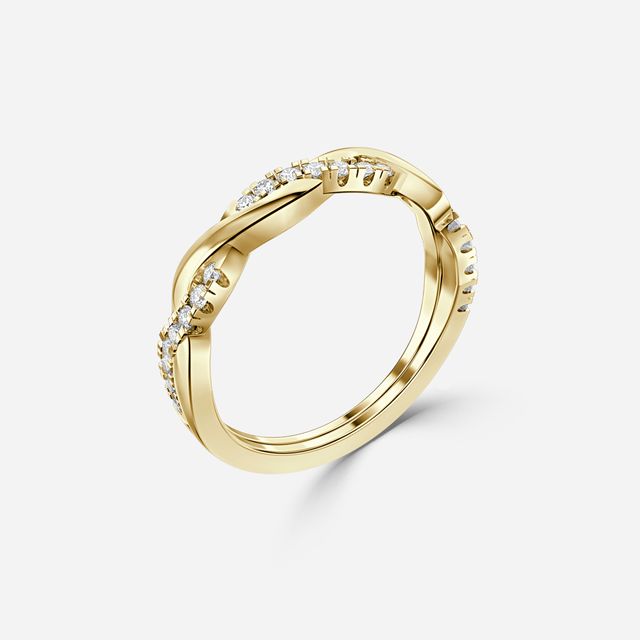 Tainia Yellow Gold Wedding Ring