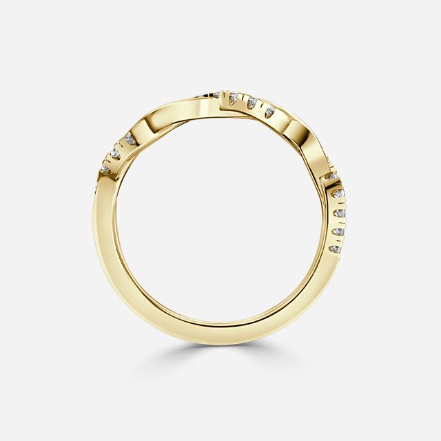 Tainia Yellow Gold Wedding Ring