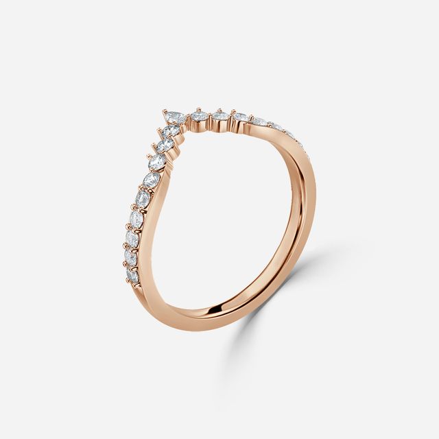 Ariel Rose Gold Wedding Ring