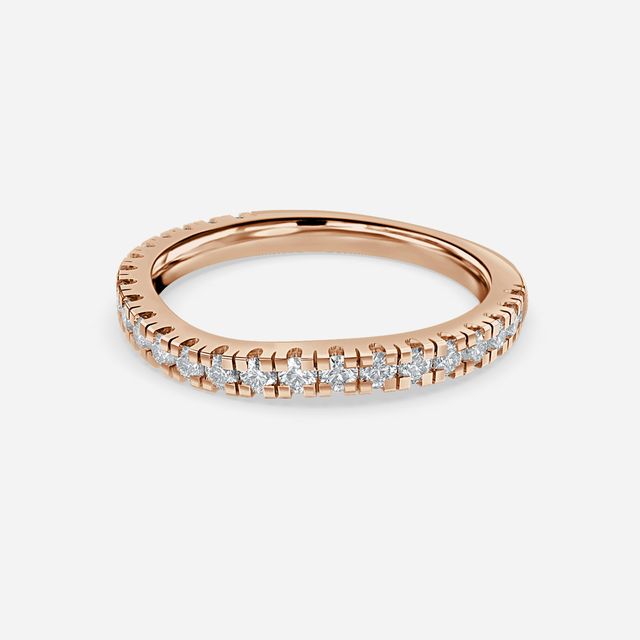 Luna Rose Gold Wedding Ring