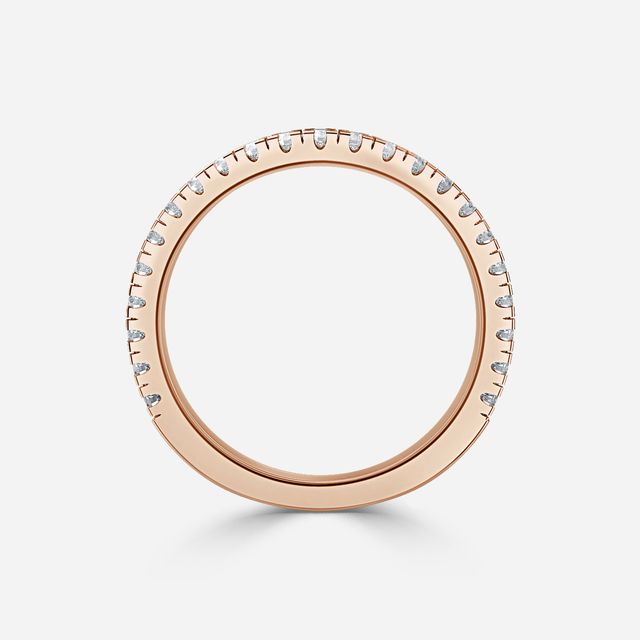 Luna Rose Gold Wedding Ring