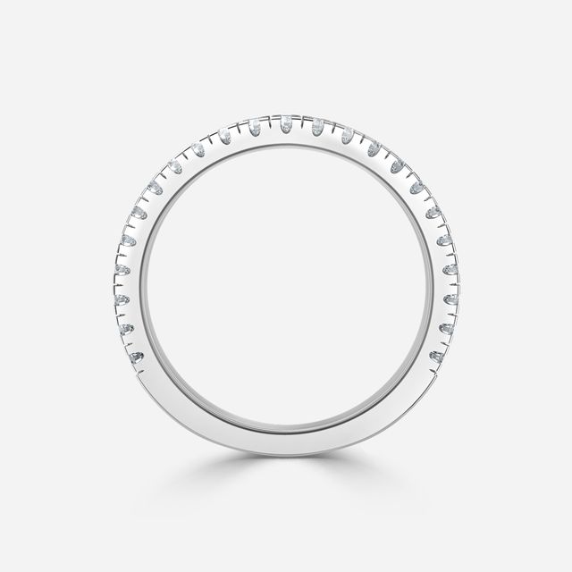 Luna White Gold Wedding Ring