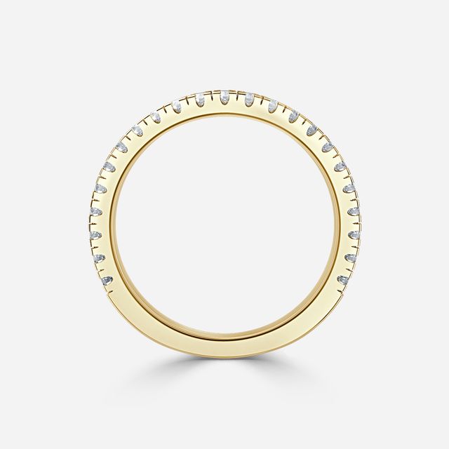 Luna Yellow Gold Wedding Ring