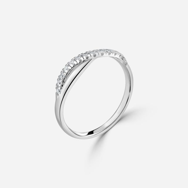Twisted Platinum Wedding Ring