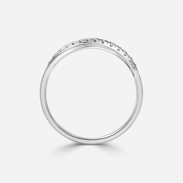 Twisted Platinum Wedding Ring