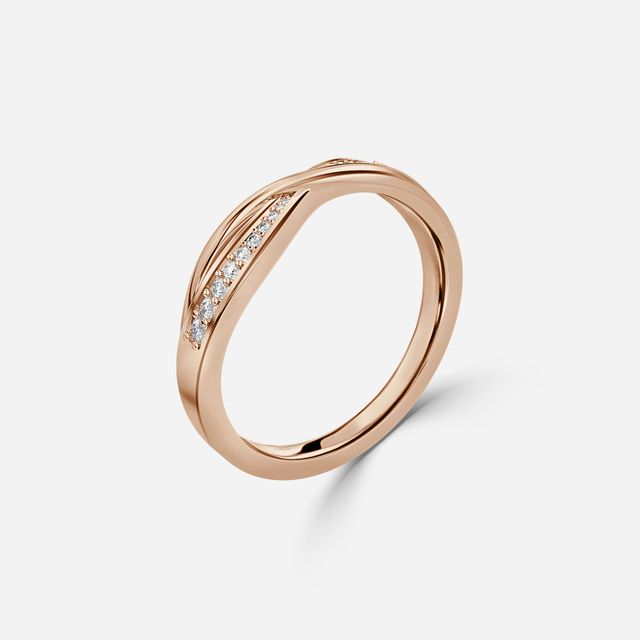 Kaveri Rose Gold Wedding ring