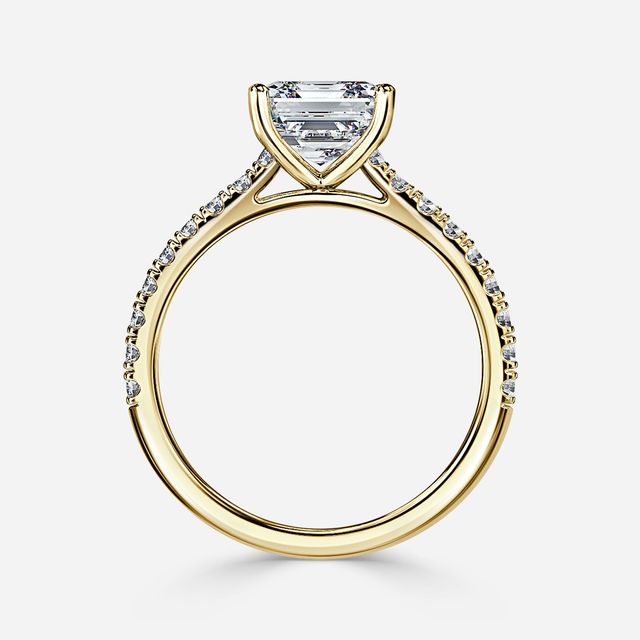 Jiani Yellow Gold Engagement Ring