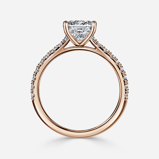 Jiani Rose Gold Engagement Ring
