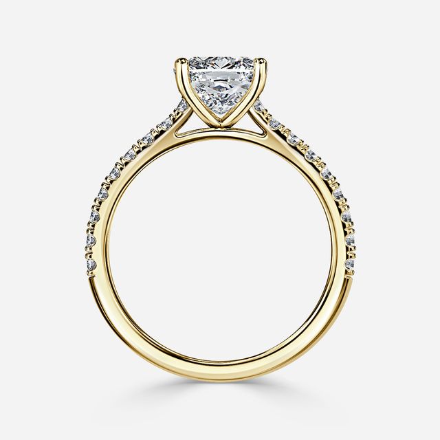 Jiani Yellow Gold Engagement Ring