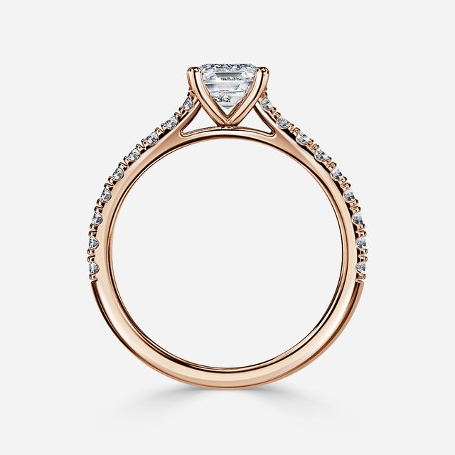 Jiani Rose Gold Engagement Ring