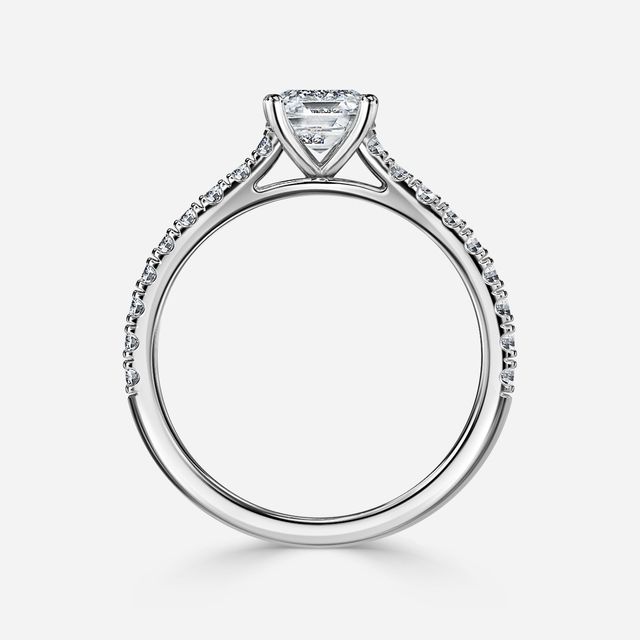 Jiani White Gold Engagement Ring