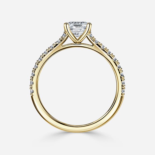 Jiani Yellow Gold Engagement Ring