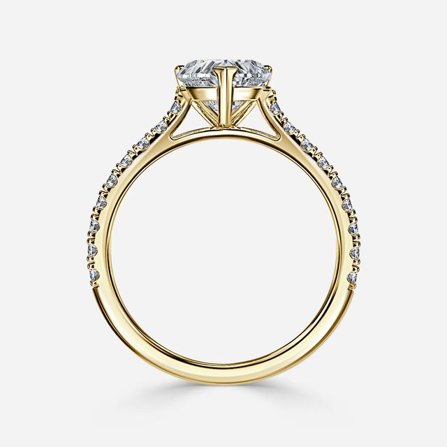 Jiani Yellow Gold Engagement Ring