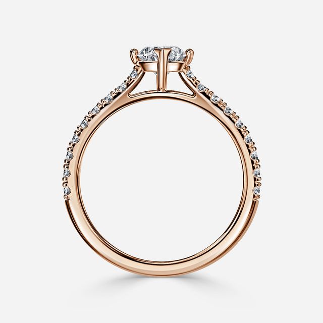 Jiani Rose Gold Engagement Ring