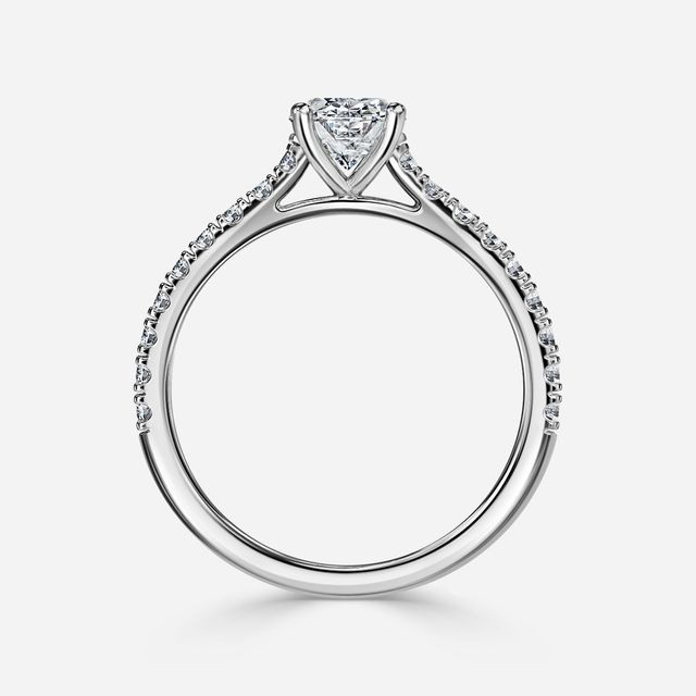 Jiani Platinum Engagement Ring