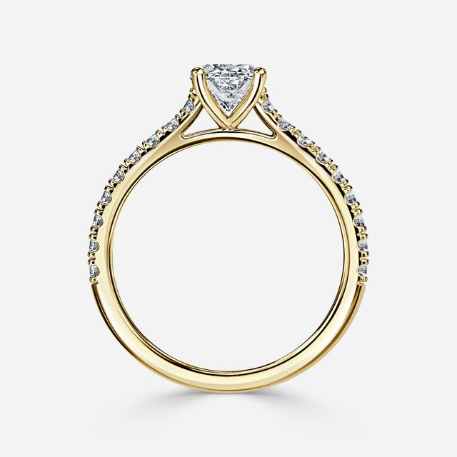 Jiani Yellow Gold Engagement Ring