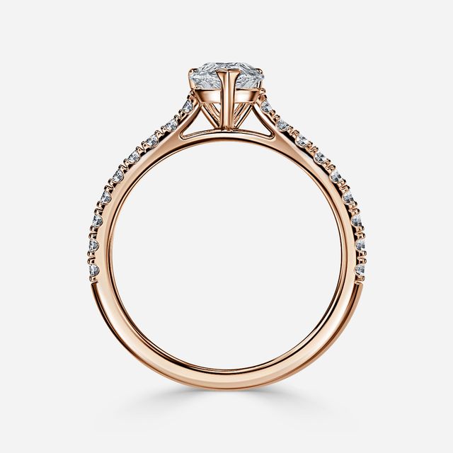 Jiani Rose Gold Engagement Ring