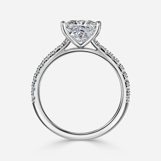 Jiani White Gold Engagement Ring