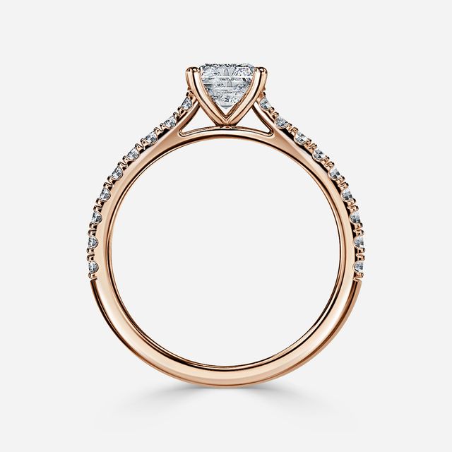 Jiani Rose Gold Engagement Ring