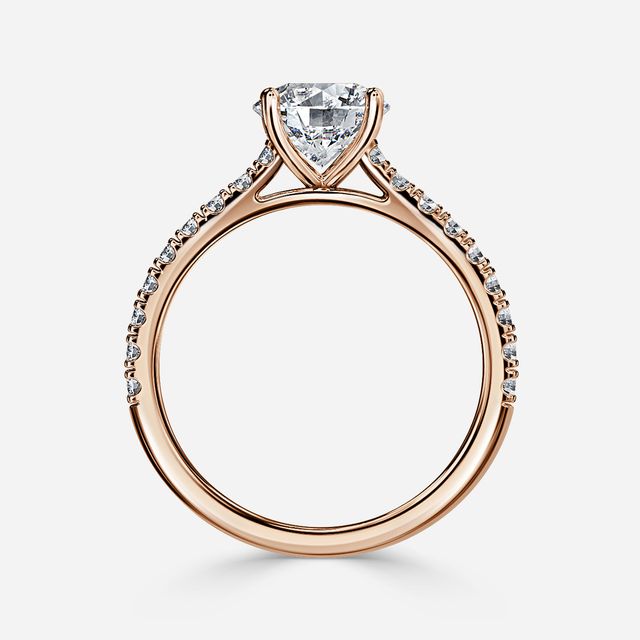 Jiani Rose Gold Engagement Ring