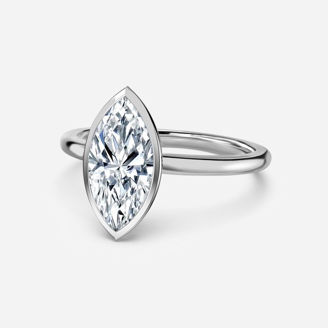 Chloe White Gold Solitaire Engagement Ring