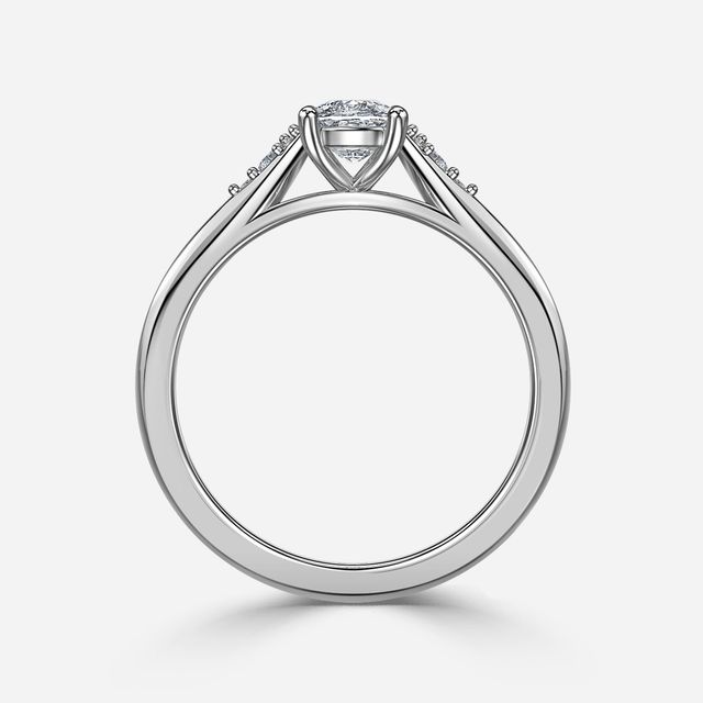 Francis Platinum Vintage Engagement Ring