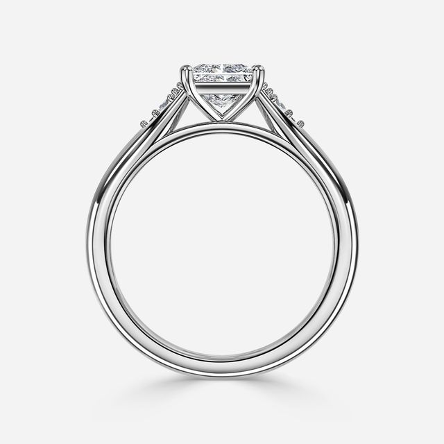 Francis Platinum Vintage Engagement Ring