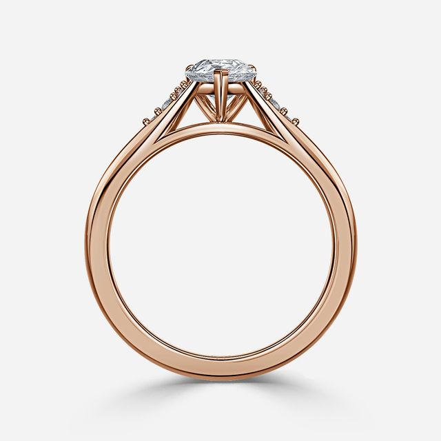 Francis Rose Gold Vintage Engagement Ring