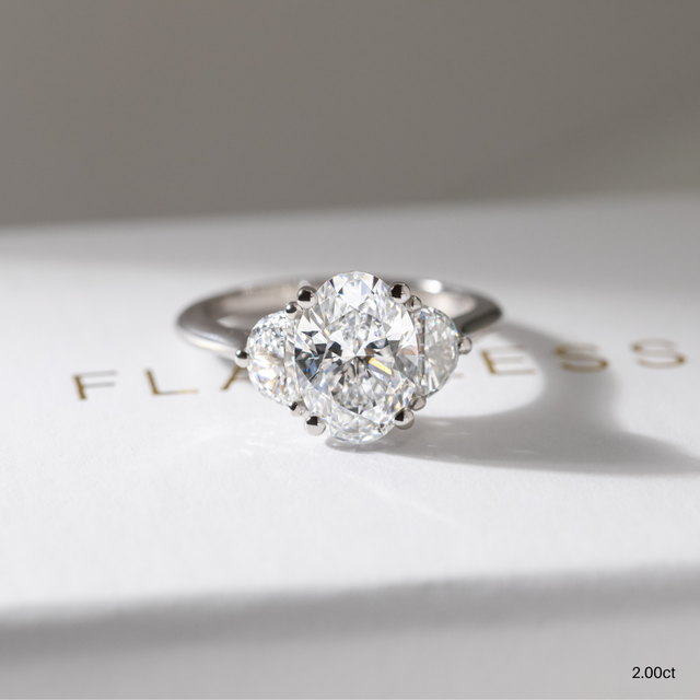 Moonlight Platinum Engagement Ring
